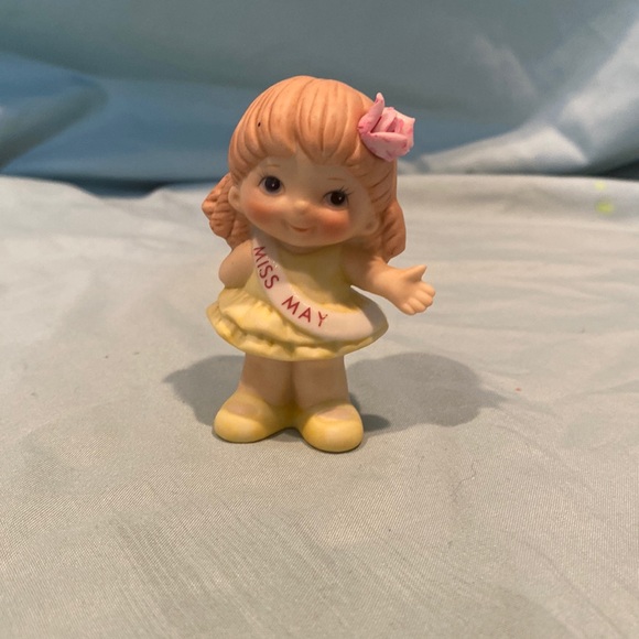 Russ Berrie Other Vintage Miss May Girl Ceramic Figurine Russ